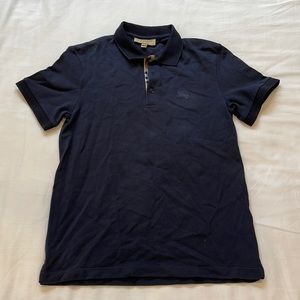 Burberry Monogram Motif Cotton Piqué Polo Shirt